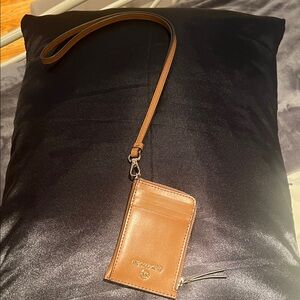 Michael Kors Tan Key & Card Holder